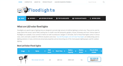 Desktop Screenshot of ledsolarfloodlights.com