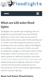 Mobile Screenshot of ledsolarfloodlights.com